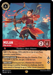 Mulan - Elite Archer 114/204 Legendary Ursula's Return Lorcana Near Mint