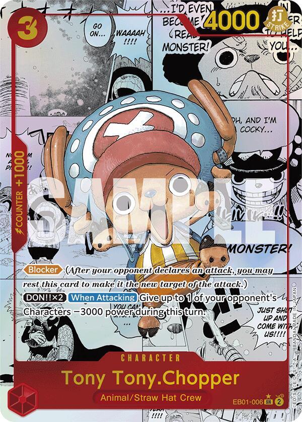 Tony Tony.Chopper (Manga) EB01-006 Premium Booster -The Best- One Piece Foil NM