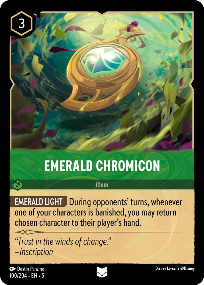 Emerald Chromicon 100/204 Uncommon Shimmering Skies Lorcana Near Mint