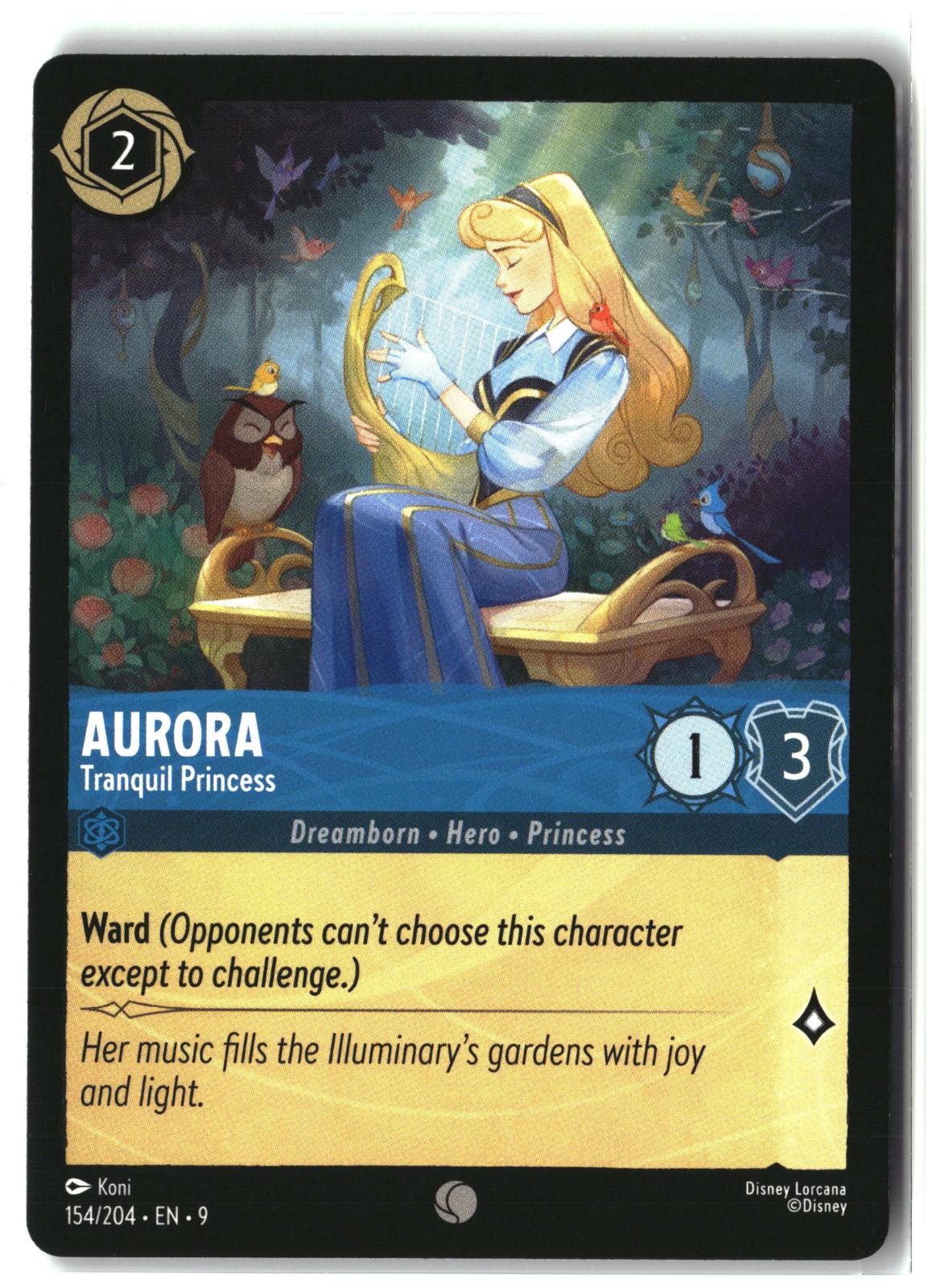 Aurora - Tranquil Princess 154/204 Common Fabled Lorcana Lightly Played