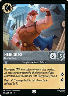 Hercules - Beloved Hero 186/204 Uncommon Fabled Lorcana Near Mint