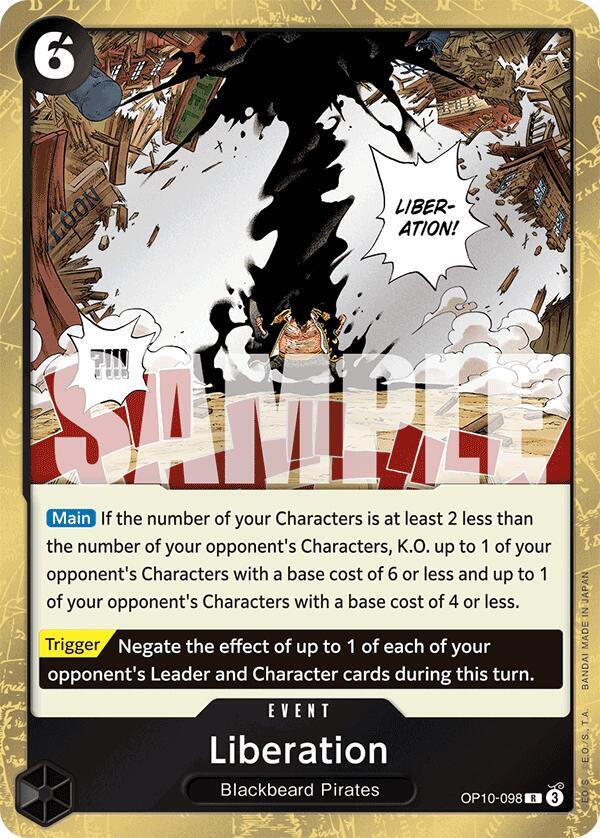 Liberation OP10-098 Rare Royal Blood One Piece Foil Near Mint