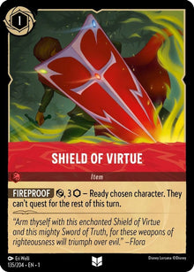 Shield of Virtue 135/204 Uncommon The First Chapter Lorcana Near Mint