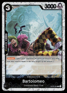 Bartolomeo (Jolly Roger Foil) OP04-089 Premium Booster -The Best- One Piece NM
