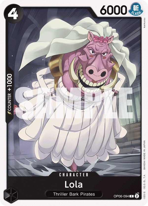 Lola OP06-094 Common Wings of the Captain One Piece Near Mint