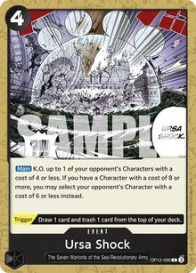 Ursa Shock OP12-096 Common Legacy of the Master One Piece Near Mint