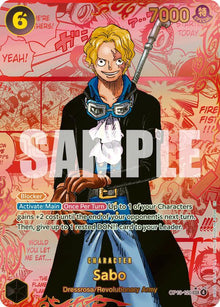 Sabo (120) (Red Super Alternate Art) OP13-120 Carrying On His Will One Piece Foil NM