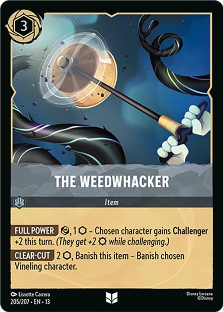 The Weedwhacker 205/204 Uncommon Attack of the Vine! Lorcana Near Mint