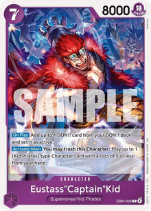 Eustass"Captain"Kid EB04-039 Rare The Azure Sea's Seven One Piece Foil Near Mint