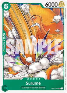 Surume OP11-032 Uncommon A Fist of Divine Speed One Piece Near Mint