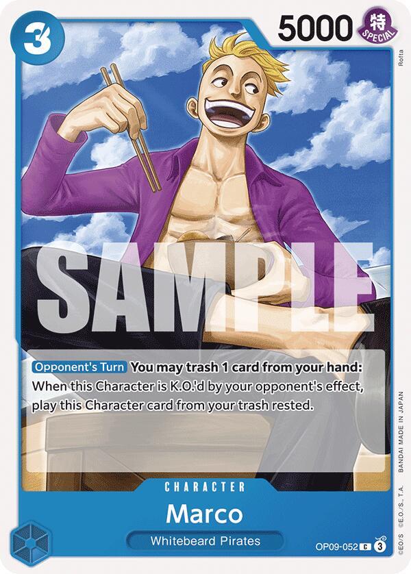 Marco OP09-052 Common Emperors in the New World One Piece Near Mint