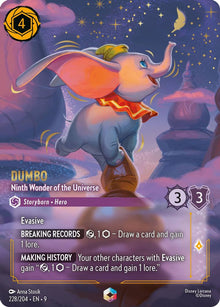 Dumbo - Ninth Wonder of the Universe (Enchanted) 228/204 Fabled Lorcana Holo NM