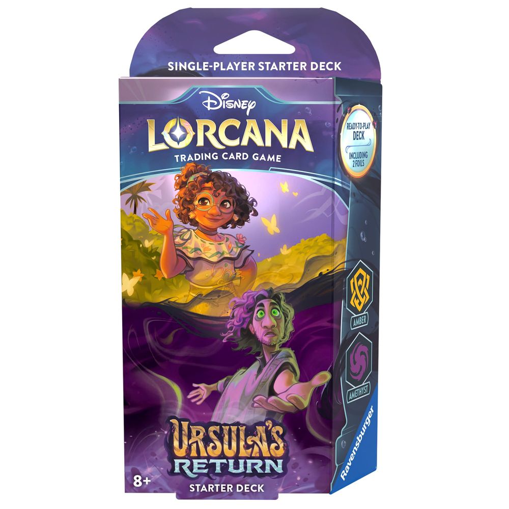 Disney Lorcana: Ursula's Return Starter Deck (Amber & Amethyst) Ursula's Return Lorcana NM