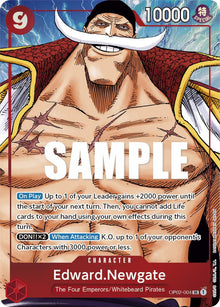 Edward.Newgate (004) (Alternate Art) OP02-004 Paramount War One Piece Foil NM