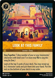 Look at This Family 25/204 Rare Fabled Lorcana Near Mint