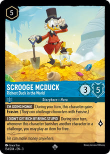 Scrooge McDuck - Richest Duck in the World 154/204 Into the Inklands Lorcana NM