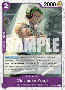 Vinsmoke Yonji (Jolly Roger Foil) OP06-066 Premium Booster -The Best- One Piece NM