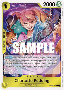 Charlotte Pudding OP03-112 Rare Pillars of Strength One Piece Foil Near Mint