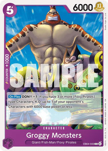 Groggy Monsters EB04-033 Common The Azure Sea's Seven One Piece Near Mint
