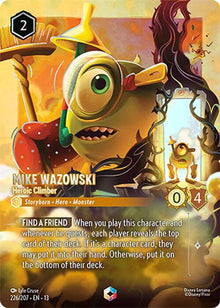 Mike Wazowski - Heroic Climber (Enchanted) 226/204 Lorcana Holo NM
