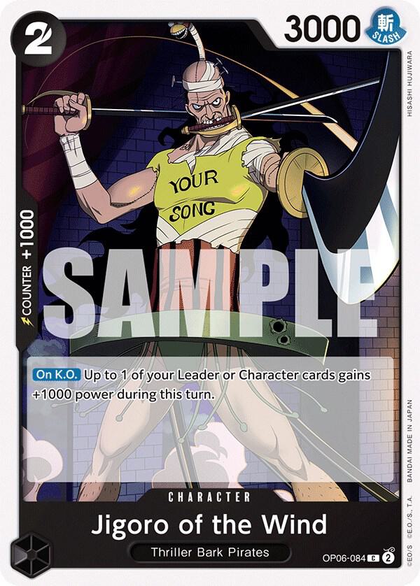 Jigoro of the Wind OP06-084 Common Wings of the Captain One Piece Near Mint