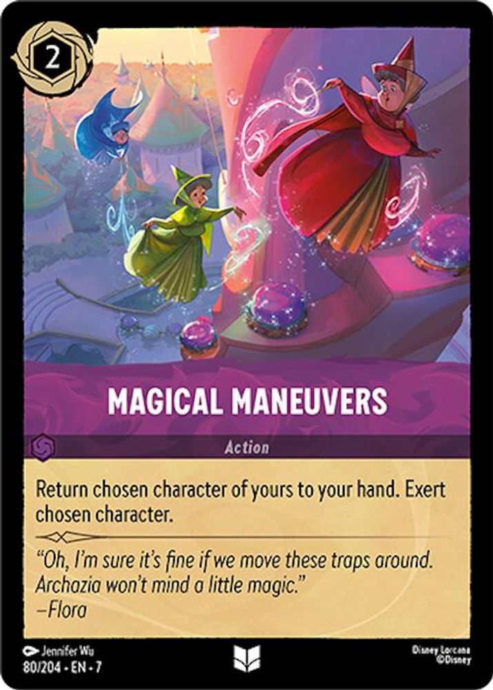 Magical Maneuvers 80/204 Uncommon Archazia's Island Lorcana Near Mint