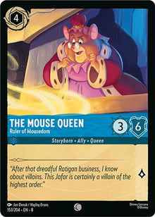 The Mouse Queen - Ruler of Mousedom 153/204 Common Reign of Jafar Lorcana NM