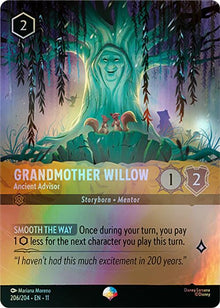Grandmother Willow - Ancient Advisor (Epic) 206/204 Winterspell Lorcana Holo NM