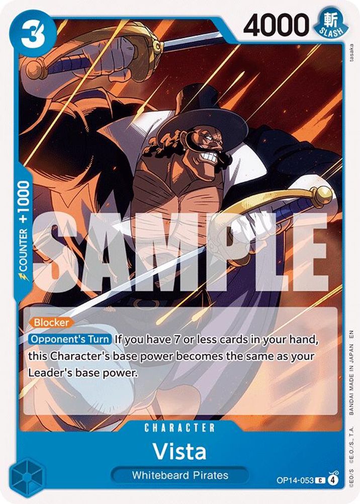 Vista OP14-053 Common The Azure Sea's Seven One Piece Near Mint