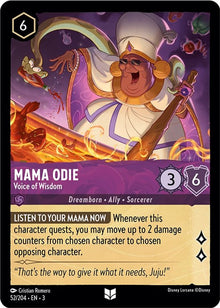 Mama Odie - Voice of Wisdom 52/204 Uncommon Into the Inklands Lorcana Near Mint