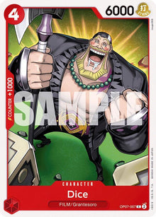 Dice OP07-007 Common 500 Years in the Future One Piece Near Mint