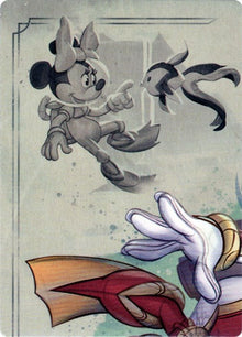 Minnie Mouse - Wide-Eyed Diver Puzzle Insert (Top Left) Rise of the Floodborn Lorcana NM