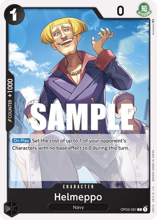 Helmeppo OP03-091 Common Pillars of Strength One Piece Near Mint