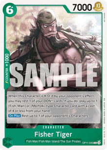 Fisher Tiger OP11-035 Common A Fist of Divine Speed One Piece Near Mint