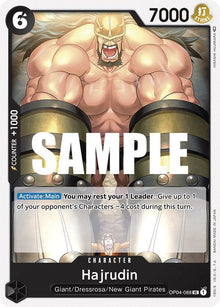 Hajrudin OP04-088 Uncommon Kingdoms of Intrigue One Piece Near Mint