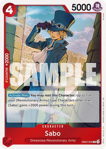 Sabo EB02-002 Rare Extra Booster: Anime 25th Collection One Piece Foil Near Mint