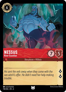 Nessus - River Guardian 118/204 Uncommon Ursula's Return Lorcana Near Mint