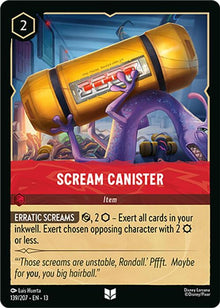 Scream Canister 139/204 Uncommon Attack of the Vine! Lorcana Near Mint