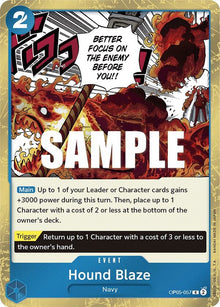 Hound Blaze OP05-057 Rare Awakening of the New Era One Piece Foil Near Mint