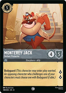 Monterey Jack - Defiant Protector 188/204 Common Reign of Jafar Lorcana NM
