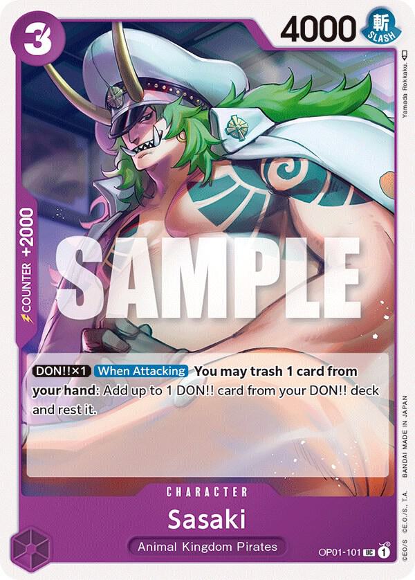 Sasaki OP01-101 Uncommon Romance Dawn One Piece Near Mint