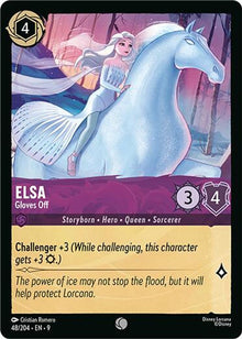 Elsa - Gloves Off 48/204 Common Fabled Lorcana Near Mint