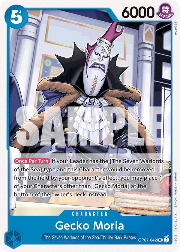 Gecko Moria (042) OP07-042 Common 500 Years in the Future One Piece Near Mint