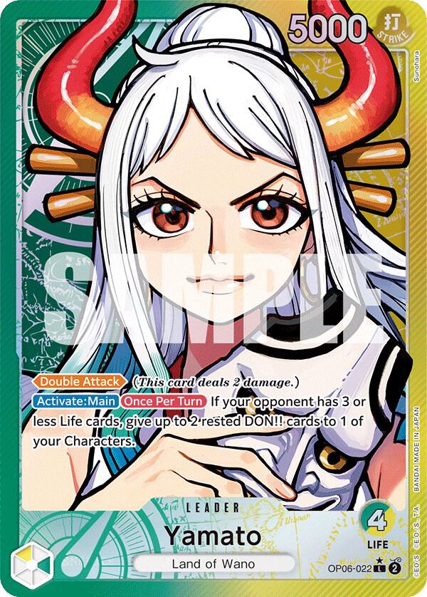 Yamato (Alternate Art) OP06-022 Leader Wings of the Captain One Piece Foil NM