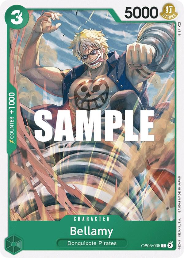 Bellamy OP05-035 Common Awakening of the New Era One Piece Near Mint