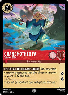 Grandmother Fa - Spirited Elder 121/204 Common Archazia's Island Lorcana NM