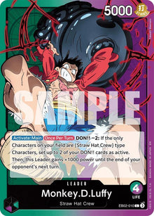 Monkey.D.Luffy (010) EB02-010 Extra Booster: Anime 25th Collection One Piece NM