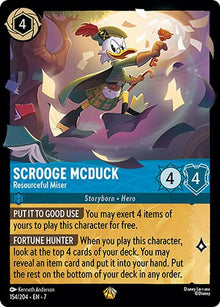 Scrooge McDuck - Resourceful Miser 154/204 Archazia's Island Lorcana NM