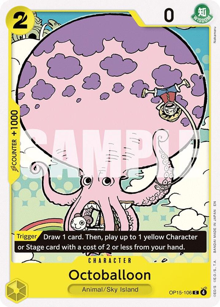 Octoballoon OP15-106 Common Adventure on Kami's Island One Piece Near Mint