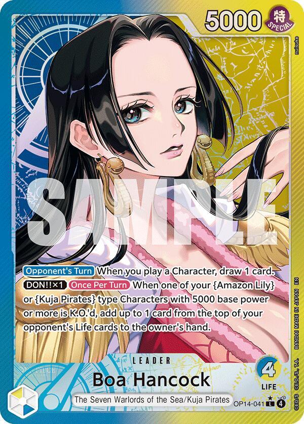 Boa Hancock (Alternate Art) OP14-041 The Azure Sea's Seven One Piece Foil NM